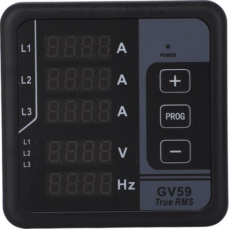 Voltmeter-Generator 165–265 V, Frequenzmesser-Tester, Monitor, Dreiphasenstrommessung (1/5)