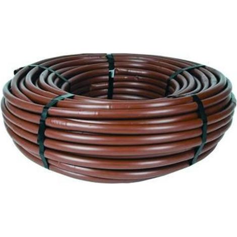 ALA GOCCIOLANTE MM.16 MARRONE  portata 2 lt./h. rotolo mt.50 fori ogni cm.30 -FERR 412209
