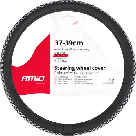 Housse de volant de voiture SWC-60-M 37-39cm amio-04170 (1/2)