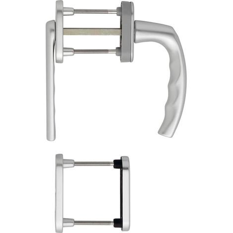 HOPPE® Fenstertürgriffgarnitur Atlanta 0990KH/66N/U26, Aluminium, 2266064 (1/2)