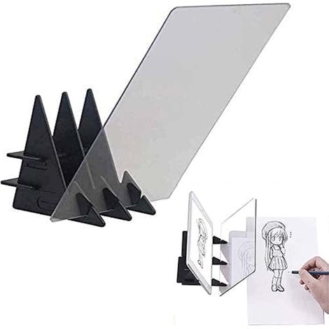 Table lumineuse optique pour dessin et croquis, version améliorée, verre avec film protecteur (1/5)