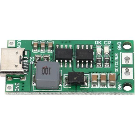 Lithium-Ionen-Akku-Ladegerätmodul, Boost-Ladeplatine, elektronisches Bauteil DDTCCRUB 4S4A