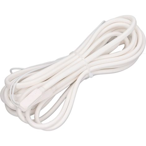 Câble chauffant en silicone de 5 mètres pour tuyaux, 200 W, 70 °C, fil chauffant antigel moulé monobloc, AC220V. (1/5)