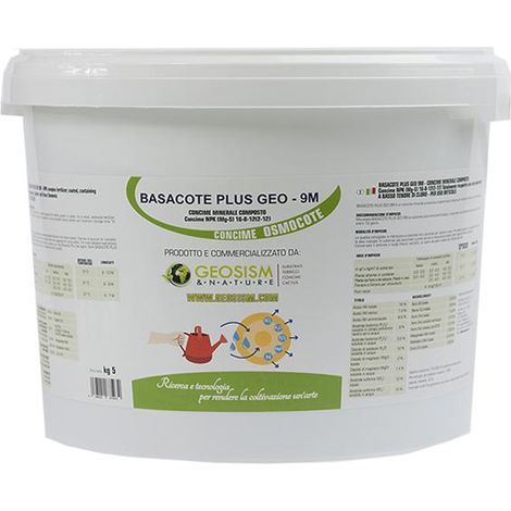 Basacote Plus 9M, NPK(Mg) 16-8-12+(2) (5 kg) (1/2)