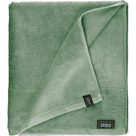SCHÖNER WOHNEN Badetuch SENSE - 1 Stück 100x150 cm, Grün