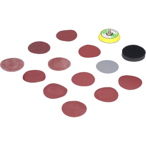 122-teiliges Schleifscheiben-Set mit Schleifpad, Polier-Schleifpapier, rund, 2 Zoll, DM05601282 (1/5)