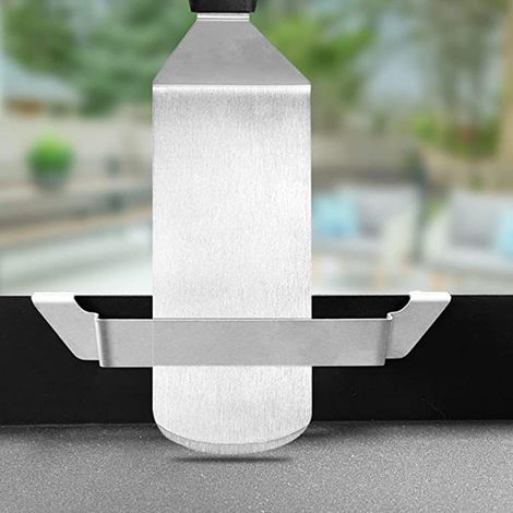 Kochspatelhalter aus Edelstahl, Kochfeldzubehör, Spatelorganizer (1/5)