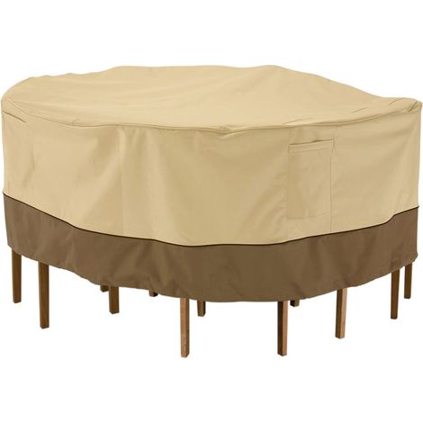 Housse de Table Ronde et chaises de Jardin, Moyenne (M), Veranda de (1/5)