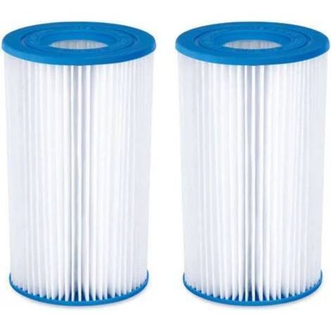 Cartouches filtrantes pour piscine, 2 boîtes par paquet, adaptées aux piscines extérieures (1/4)