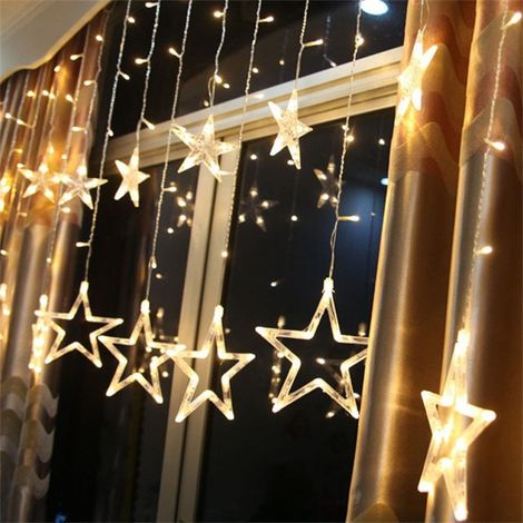 Guirlande Lumineuse - 8 Modes Clignotants - LED Froides - Usage Intérieur et Extérieur - Pour Décoration Maison Fête Mariage Fenêtre - 1 Pièce (1/5)