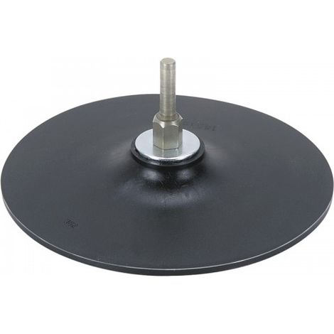 Wolfcraft Schleifteller Ø 125 mm Schaft Ø 8 mm Gummi Bohrmaschinenaufsätze (1/2)