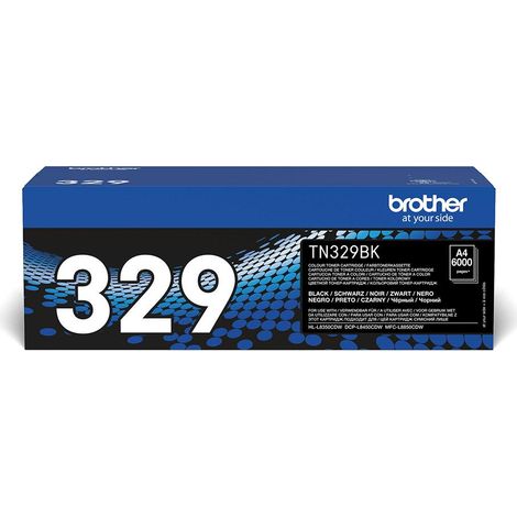 Brother TN-329BK cartuccia toner 1 pz Originale Nero (1/4)