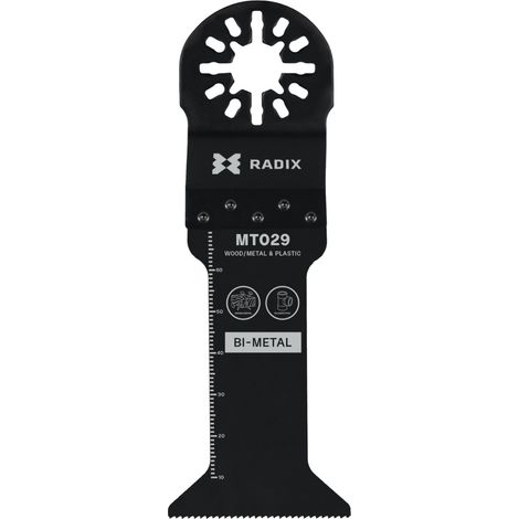 Lame multitool - Radix - Bi-métal - 68 x 44 mm - 18 dents (1,4 mm) fraisées