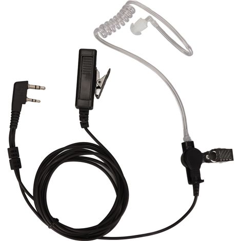 Écouteur radio à réduction de bruit K Head 2 broches avec microphone pour talkie-walkie BF 888S, BF 777S, BF 666S et BF UV5R (1 pièce) (1/5)