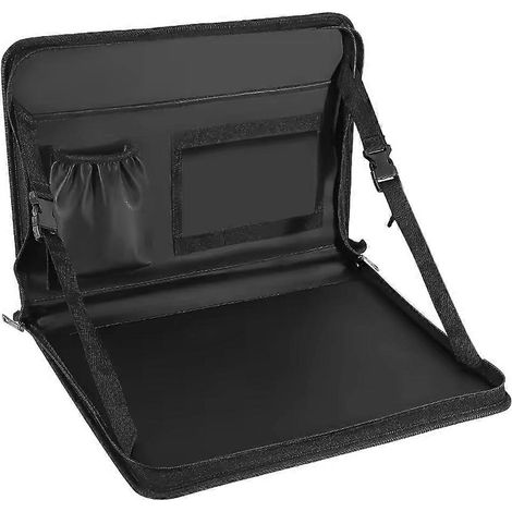 Table multifonctionnelle pour volant de voiture - Support de dossier en cuir PU avec support pour ordinateur portable, accessoires auto (1/5)