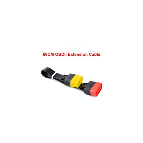 OBD2-Verlängerungskabel 60cm, X431 Auto-Diagnose-Verlängerungskabel Stecker auf Buchse, Universeller Auto-Scanner-Adapter -Alovez-WCY (1/4)