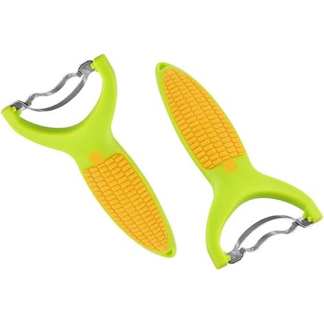 Corn Peeler Corn Peeler Corn Peeler 2pcs Corn Peeler (Camouflage, colorful, White)
