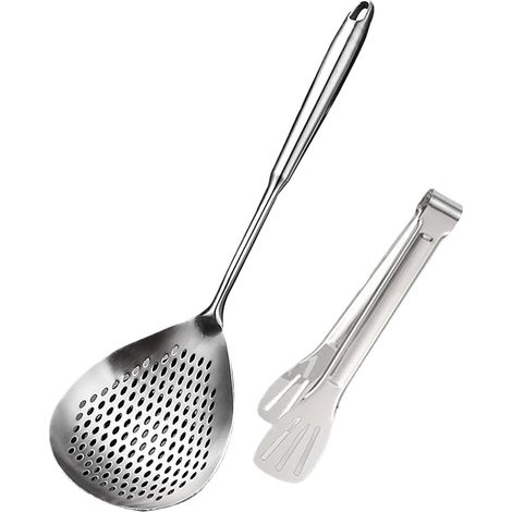 Écumoire pour la cuisine, cuillère à mousse en acier inoxydable (1/5)
