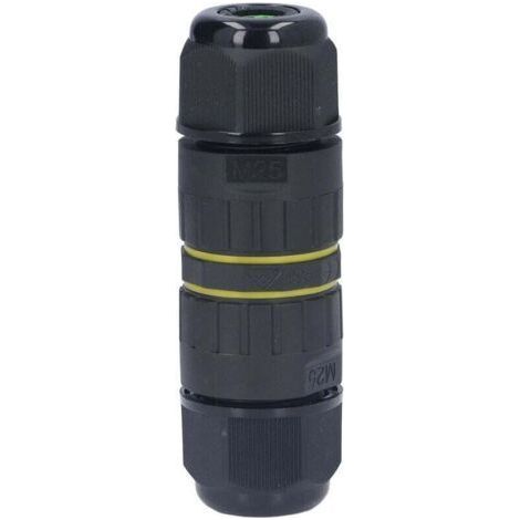 Connecteur étanche 5 fils, M25 IP68Prise étanche Contacts en laiton hautement conducteurs dans la zone de câble incassable de 10 à 14 mm (1/5)