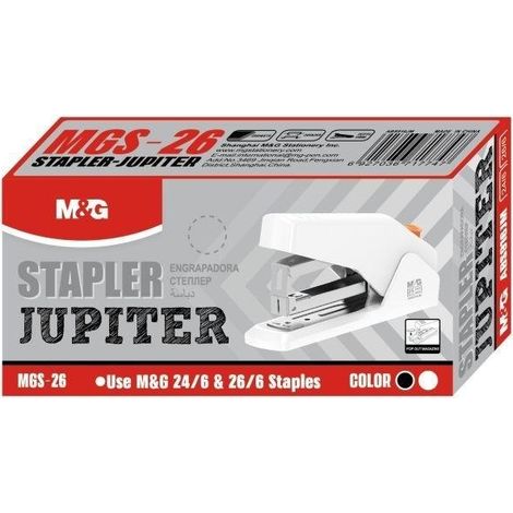 Energiesparender Jupiter 24/6 25K Hefter, schwarz, M&G