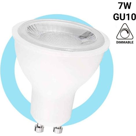 Bombilla LED GU10 - 7W - Regulable - Ø50mm - Óptica A 45º - (1/5)