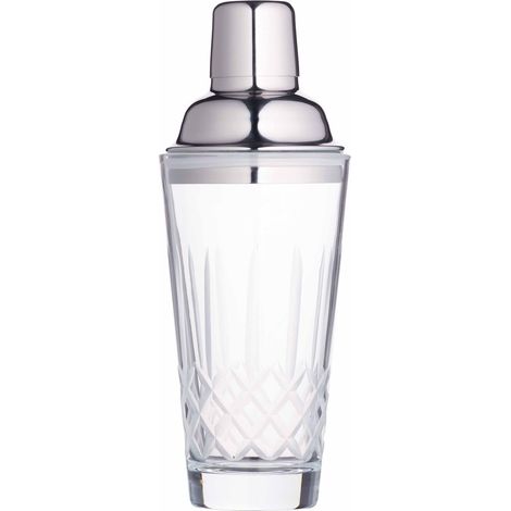 Shaker cocktail verre gravé 350ml - BarCraft