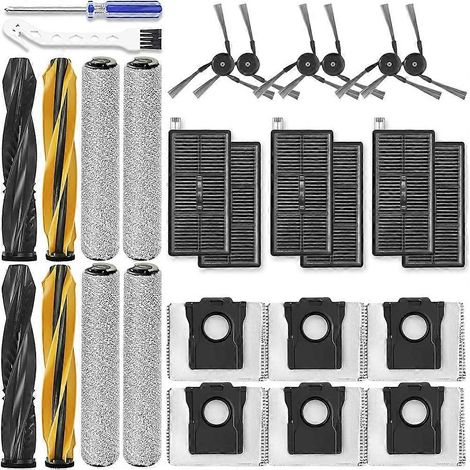Filtre pour aspirateur brosse pour aspirateur Filtre de brosse pour aspirateur filtre de remplacement Accessoire Kit pour Aqua10 Ultra Roller Robot Aspirateur – Main Brosses – Filtres Dust Bags (1/5)
