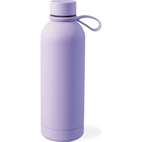 PURO Borraccia Bottiglia Termica In Acciaio Doppio Strato Rosa Lilla 750 ml