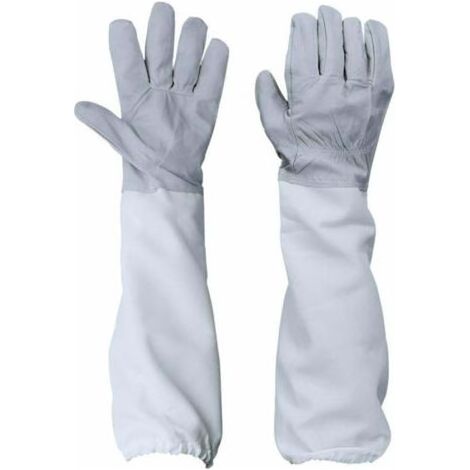 Gants de protection pour apiculteur, gants d'apiculteur, gants d'apiculteur en peau de mouton, gants d'apiculteur en peau de mouton de haute qualité- (1/5)
