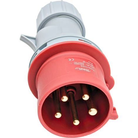 Enchufe Conector AC Trifásico Macho 32A 3P+N+T IP44
