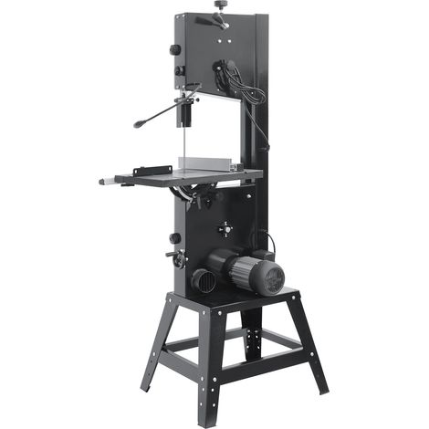 Mophorn Bandsäge 340 mm, Tischsäge mit Ständer, stufenlos einstellbare Geschwindigkeit von 440–846 U/min, 1100 W, 1-1/2 PS, 220 V, geeignet für Holz-, Aluminium-, Metall- und Kupferbearbeitung