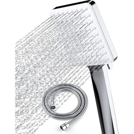 Douche avec flexible haute pression, tuyau de 1,5 m - (1/4)