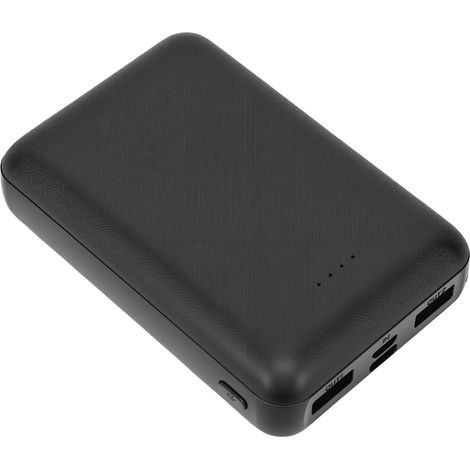 Gilet chauffant avec batterie externe 6000 mAh, sortie micro-USB et USB Type-C, chargeur portable pour vêtements et pantalons chauffants, noir. (1/5)