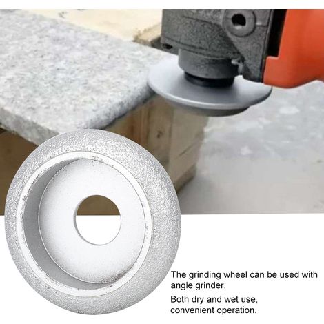 7.3 cm Meule diamant brasée Rome roue abrasive pour pierre marbre céramique 2.5 cm (1/5)