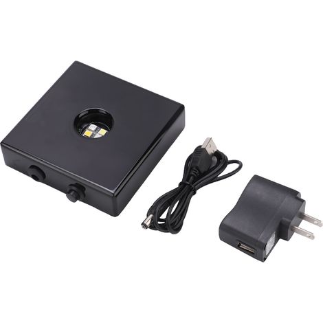 Autocollant de bouteille lumineuse LED, prise US AC100-240V RGB + W, dessous de verre carré pour Bar, Table de fête (1/3)