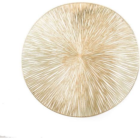 Sottopiatto D38 cm oro Mercury