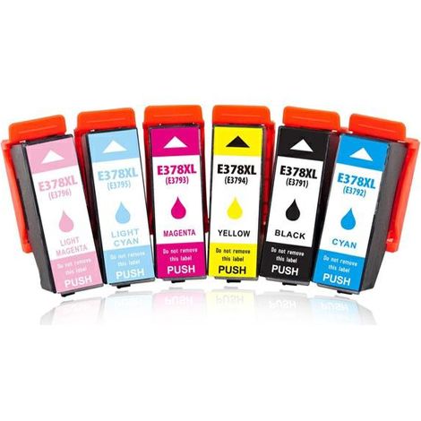 Cartucho de tinta genérico Epson 378XL (C13T37924010/C13T37824010) de alta calidad.

Adecuado para uso en las siguientes impresoras:
Epson Expression
