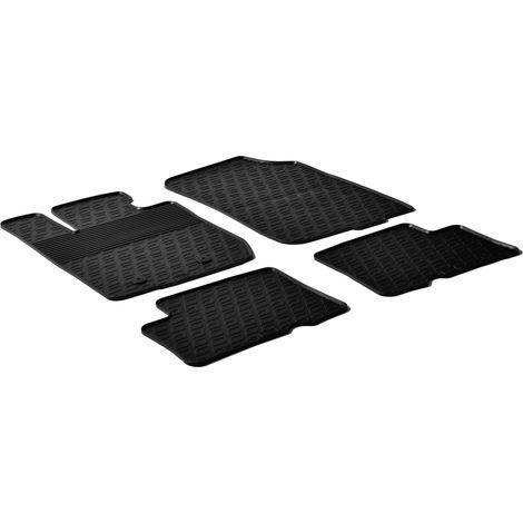 Set tappeti su misura in gomma - compatibile per  Dacia Duster (05/1001/18)