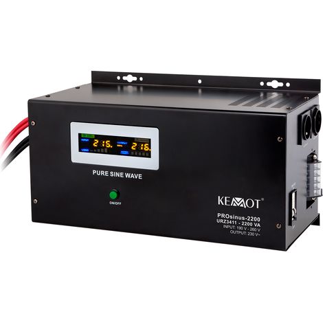 KEMOT PROsinus-2200 Wand-Notstromversorgung 12V 230V 2200VA/1600W (1/5)