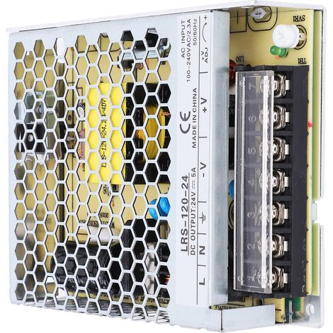 BERM Schaltnetzteil mit LED-Anzeige, Transformatortreiber 120 W 85–264 V AC, LRS-120-24 (1/5)