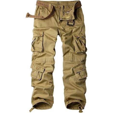 Pantalon Travail Homme, Cargo De pour Homme Décontracté avec Taille Poches Jogging Sport Survetement Shorts Training Sportswear (1/5)