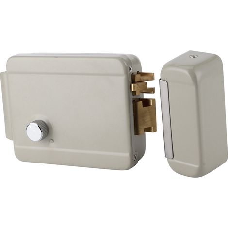 Gâche électrique 9-12 V pour contrôle d'accès, serrures électromagnétiques à 2 fils pour usage communautaire (1/5)