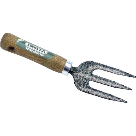Draper 20697 Young Gardener Childrens Weeding Fork Carbon Steel Garden Tool (1/5)