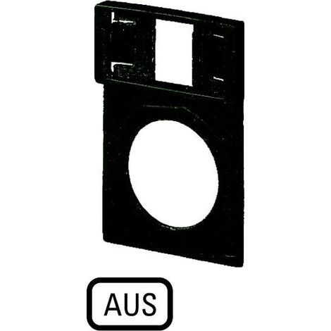 Support +étiquette ARRET EATON Q25TS-117