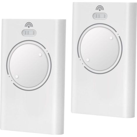 Set mit 2 868-MHz-Torfernbedienungen, kompatibel mit XT4 868 SLH LR, XT4 868 SLH, XT2 868 SLH LR, XT2 868 SLH, Weiß (1/5)