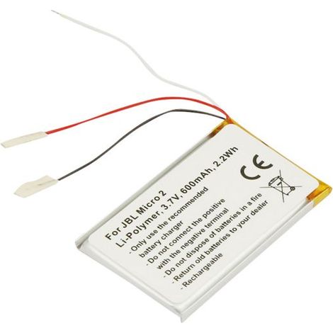 Batterie pour JBL Micro 2 Li-Polymer 3.7V 600mAh 2.2Wh