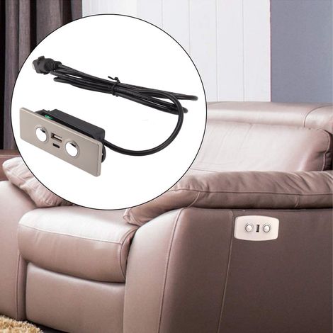 Mando a distancia de 5 pines para sillones elevadores eléctricos con puerto USB-C (1/5)