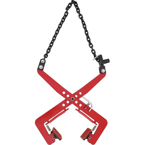 HAUTOUR Pince de bordure, ouverture 30-51 cm, lève-pierre, 350 kg, pince de transport, pince de transport, pince de levage en acier, support de pavés, support de trottoir pour soulever et transporter (1/5)