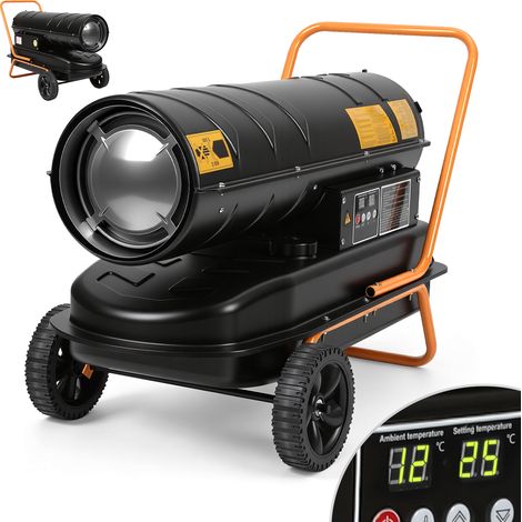 Jiubiaz Canon à chaleur de 30 kW, soufflerie de chauffage au fioul, chauffage de chantier diesel,réservoir de 38 L (1/5)