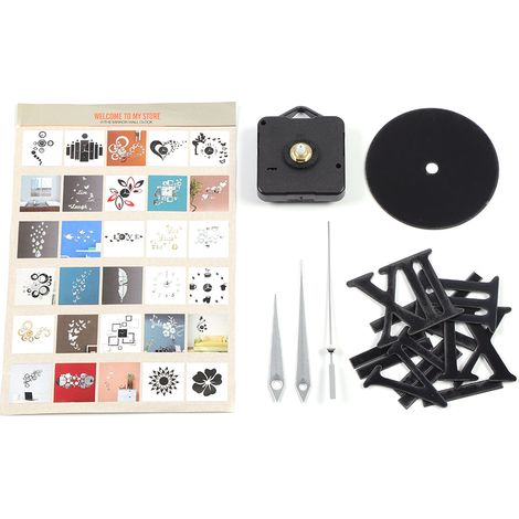 Horloge Murale Sans Cadre 3D Miroir Silencieuse Autocollants Décoratifs pour Salon Chambre Maison (1/3)